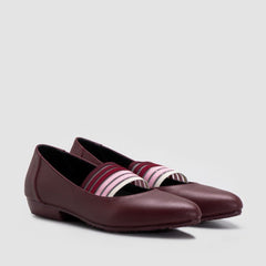 Adorable Projects Official Flat shoes 35 / Maroon Luna Flat Shoes Maroon