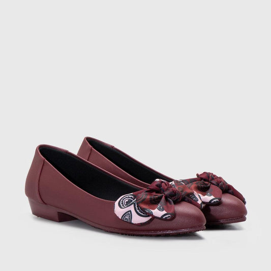 Adorable Projects-Dev Flat shoes 35 / Maroon Taylor Flat Shoes Maroon