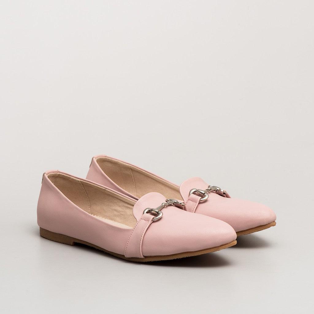 Adorable Projects Flat shoes 35 / Pink Charlota Chain Flat Shoes Pink