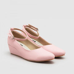 Adorable Projects-Dev Wedges 35 / Pink Schiaparel Mini Wedges Pink