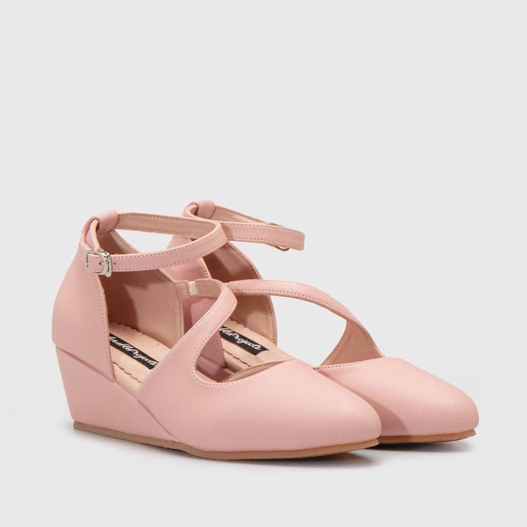 Adorable Projects Official Wedges 35 / Pink Yamun Wedges Pink
