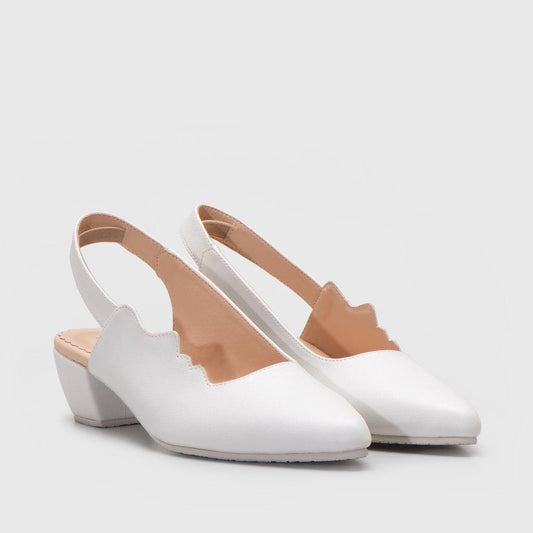 Adorable Projects-Dev Heels 35 / White Asterface Heels White