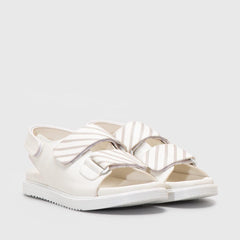 Adorable Projects Sandals 35 / White Beatrisa Sandals White