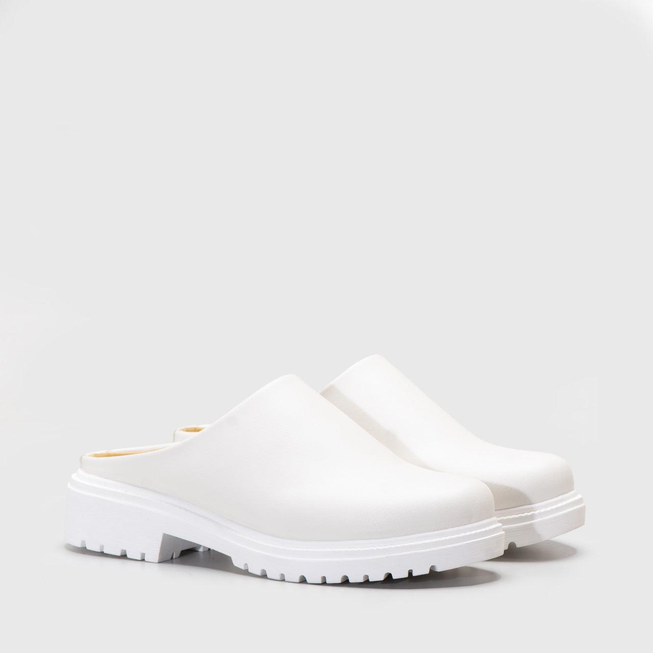 Adorable Projects Mules 35 / White Emery Mules White