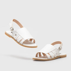 Adorable Projects Sandals 35 / White Nella Sandals White