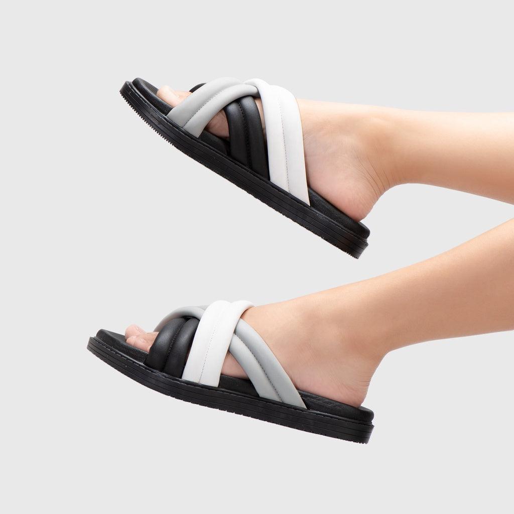 Adorable Projects Sandals Adiani Sandals Monochrome