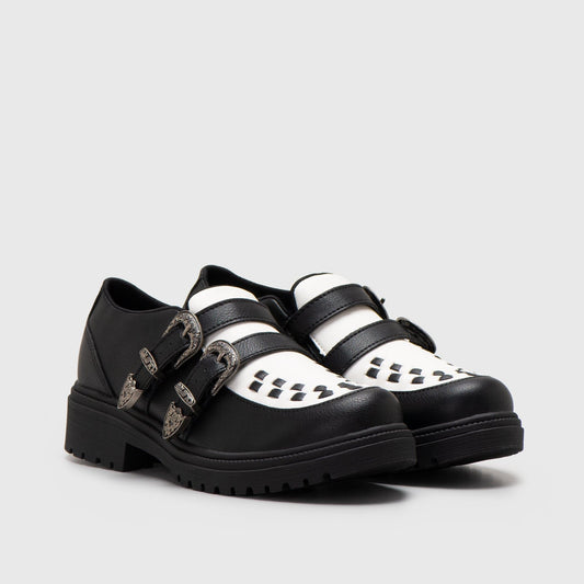 Adorable Projects Official Adorableprojects - Giantari Oxford BnW - Loafer Wanita