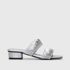 Adorable Projects Official Adorableprojects - Jelltya Heels Silver - Sandal Wanita