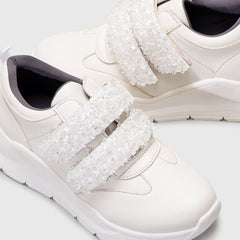 Adorable Projects Official Sneakers Amelia Sneakers Embellishment White