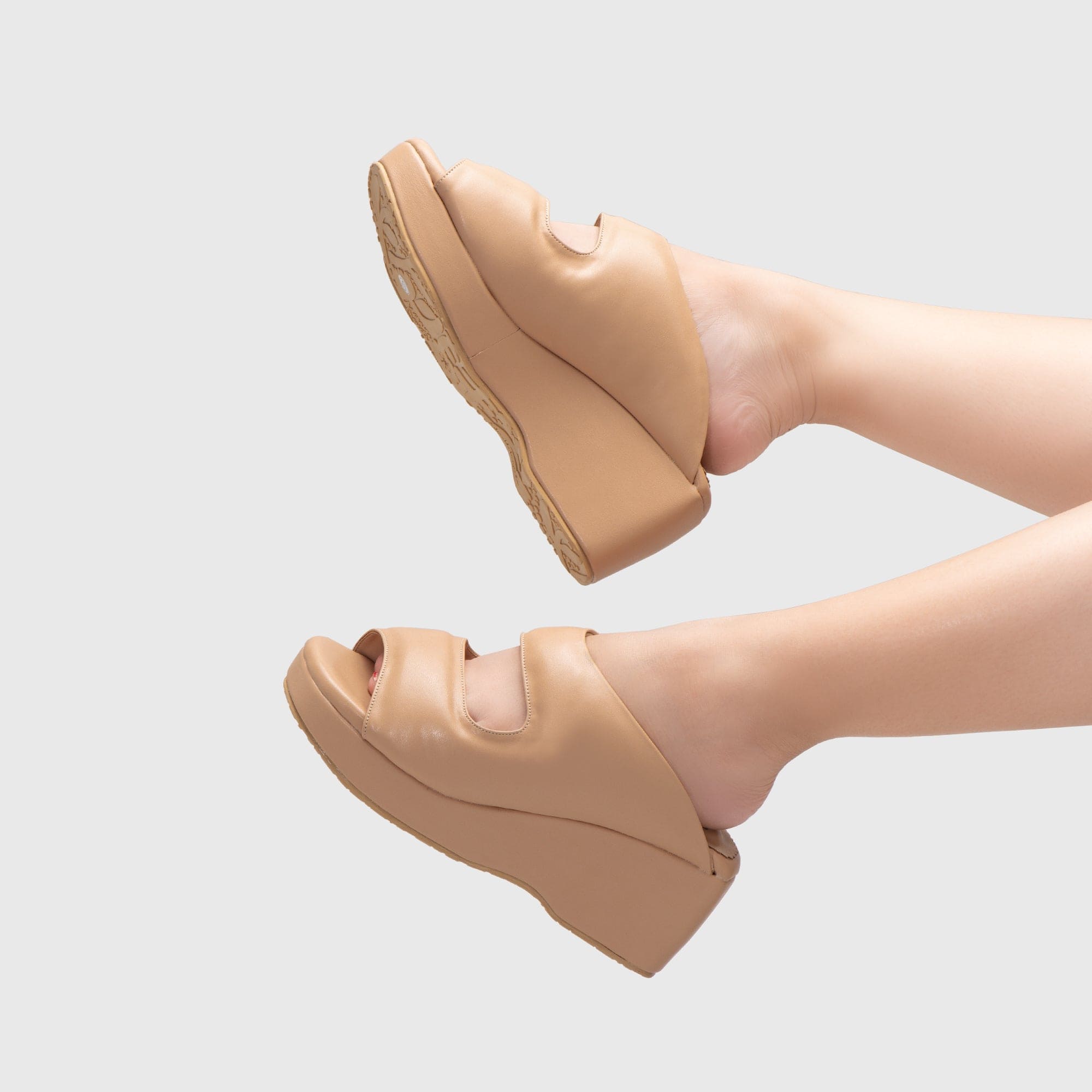 Adorable Projects Official Wedges Annecy Wedges Nude