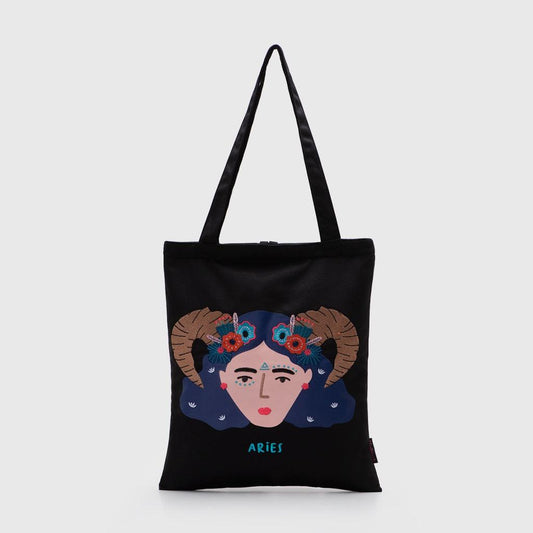 Adorable Projects-Dev Tote Bag Aries Tote Bag Black