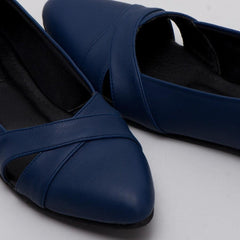 Adorable Projects-Dev Flat shoes Ascot Flat Shoes Navy