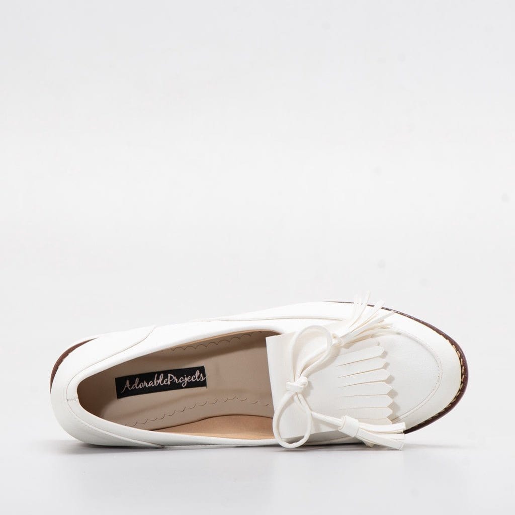 Adorable Projects Official Loafer Bolivia Loafer White