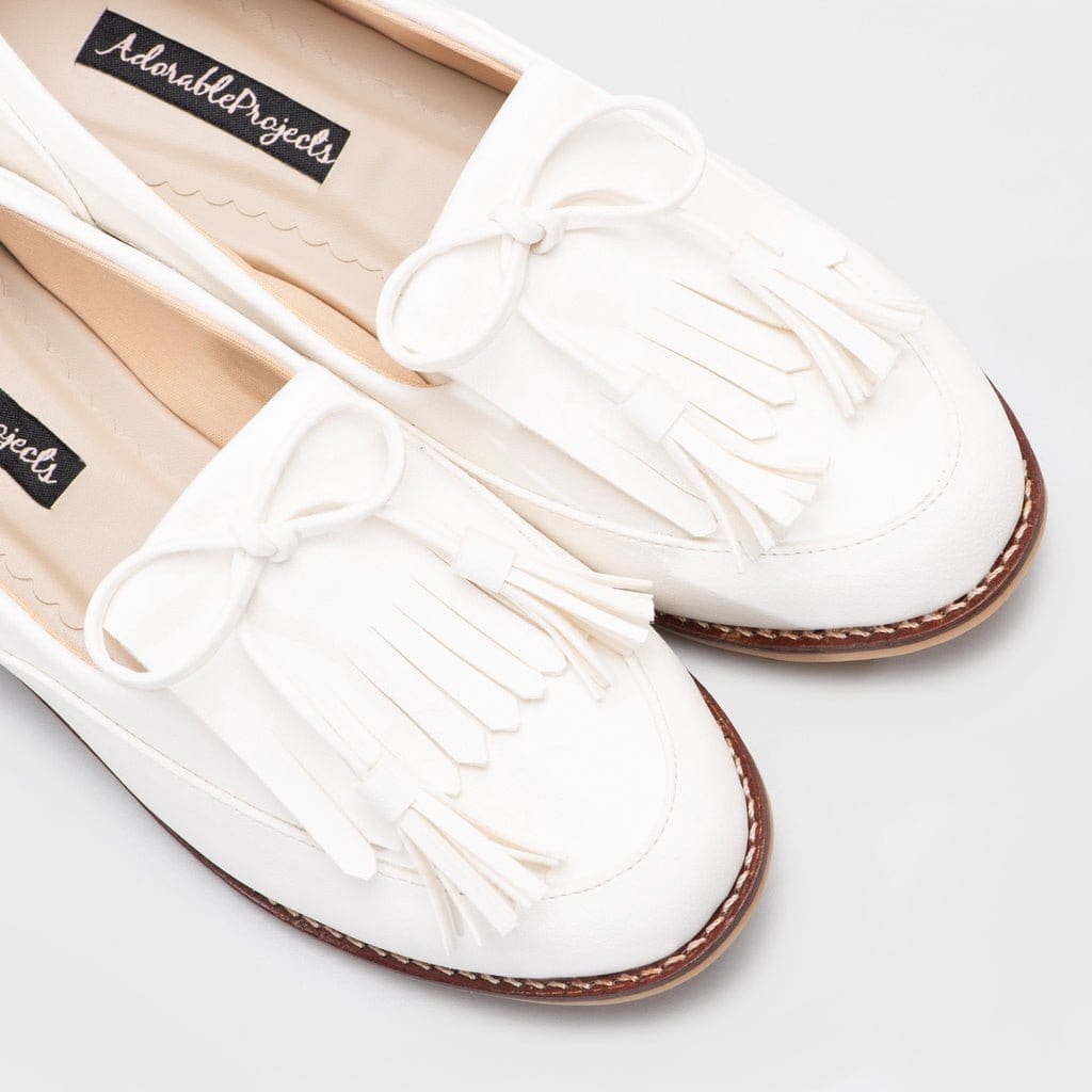 Adorable Projects Official Loafer Bolivia Loafer White
