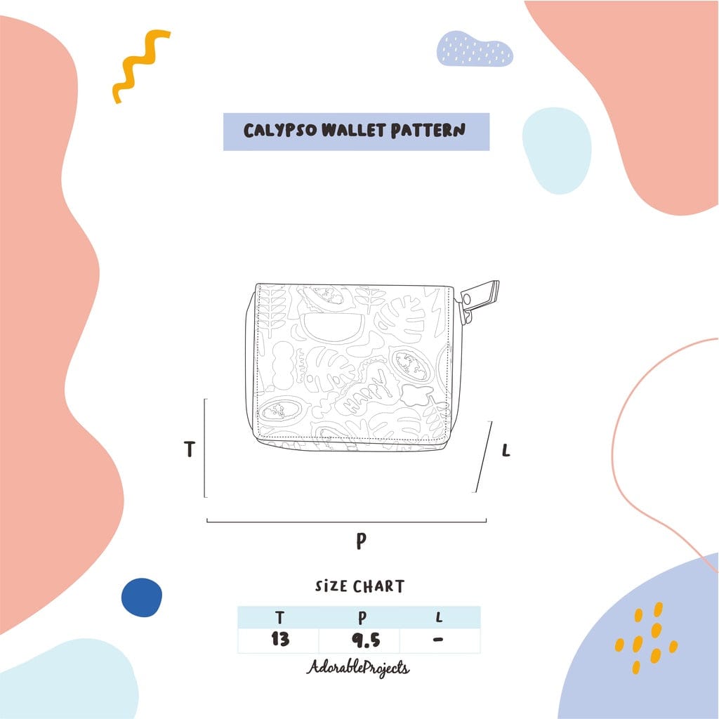 Adorable Projects Official Wallet Calypso Wallet Pattern