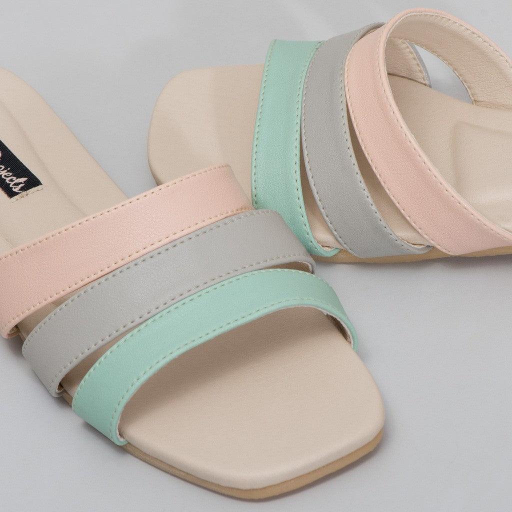 Adorable Projects Sandals Candy Sandals Colorblock