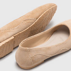 Adorable Projects Official Flat shoes Carson Flat Shoes Cream