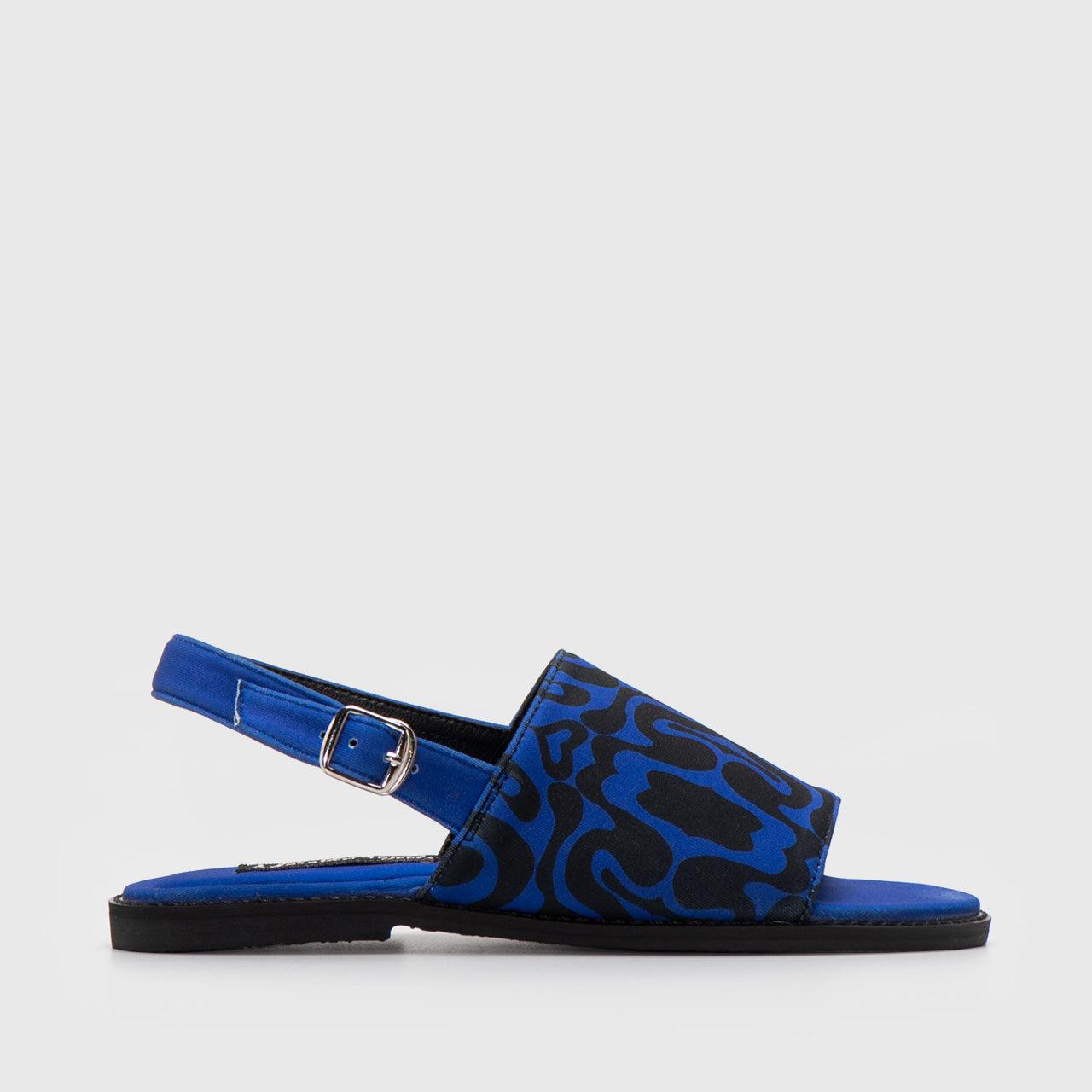 Adorable Projects Sandals Caspery Sandals Abstract Electric Blue