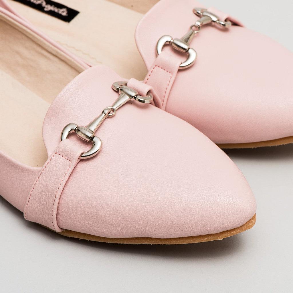 Adorable Projects Flat shoes Charlota Chain Flat Shoes Pink