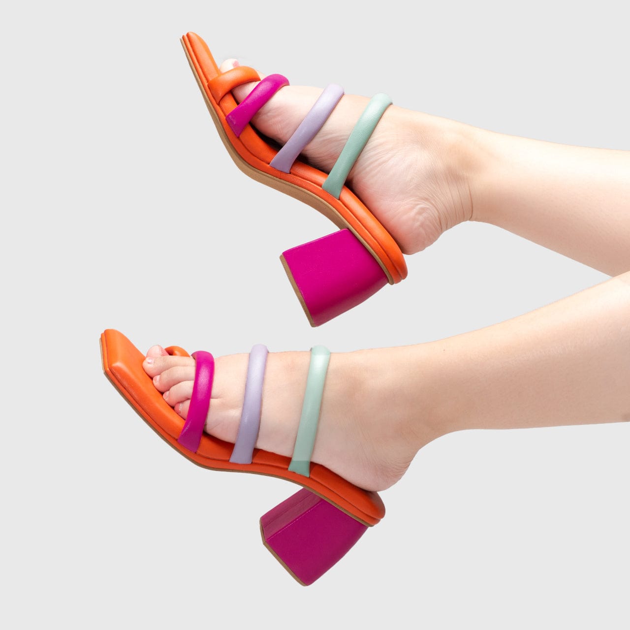 Adorable Projects Heels Cirillo Heels Colorblock