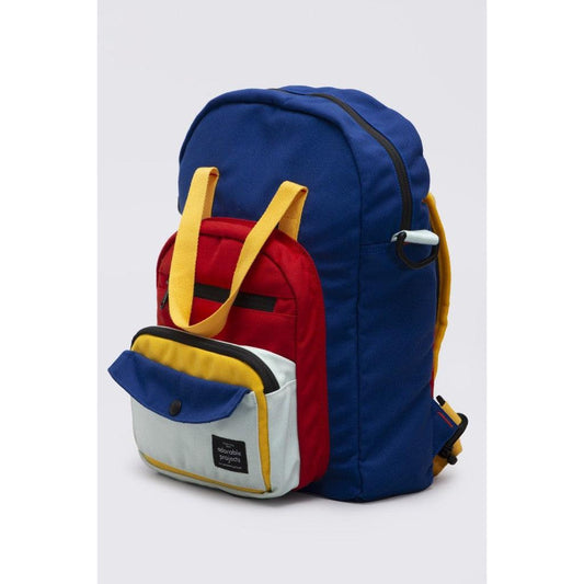 Adorable Projects Backpack Colorblcok Leafra Bag