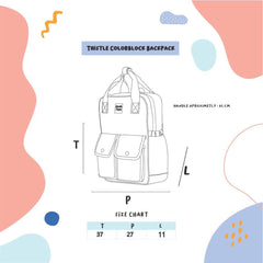 Adorable Projects Backpack Colorblock Thistle Backpack Colorblock