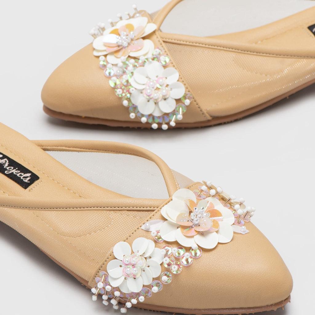 Adorable Projects-Dev Mules Cricua Embellishment Mules Nude