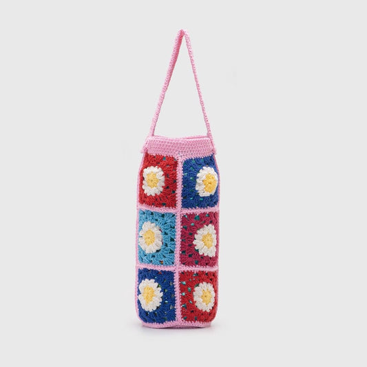 Adorable Projects Bottle Bag Danica Knit Bottle Bag Pink