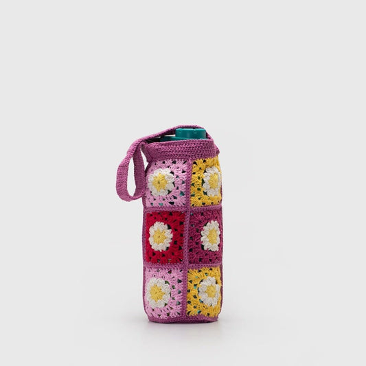 Adorable Projects Bottle Bag Danica Knit Bottle Bag Purple