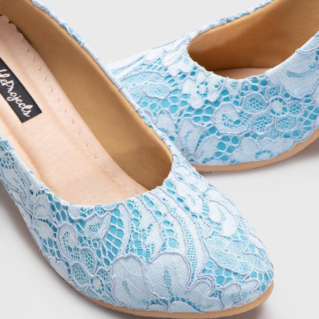 Adorable Projects-Dev Heels Dolce Heels Lace Blue