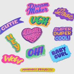 Adorable Projects Official Elaine Sticker Pack Colorblock
