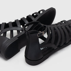 Adorable Projects Official Sandals Faresta Sandals Black