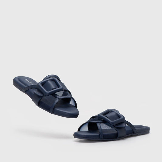 Adorable Projects Official Sandals Faye Sandals Navy