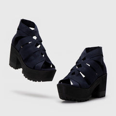 Adorable Projects Official Platform Fraha Chunky Platform Navy
