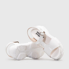 Adorable Projects Sandals Frisk Sandals White