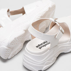Adorable Projects Sandals Frisk Sandals White