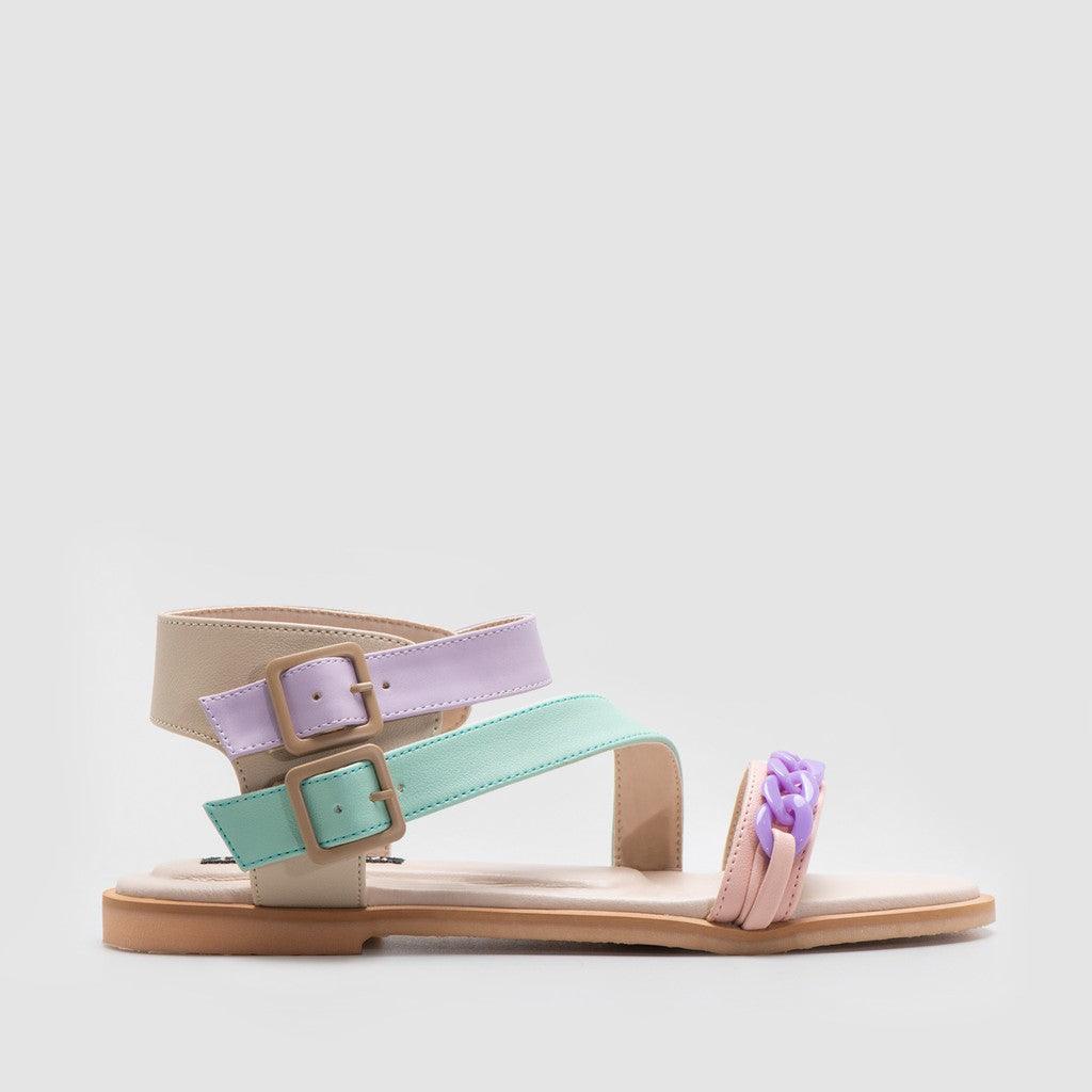 Adorable Projects Sandals Gelmy Sandals Colorblock
