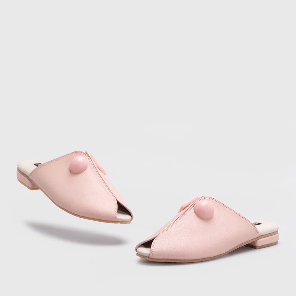 Adorable Projects Official Mules Geometric Mules Pink