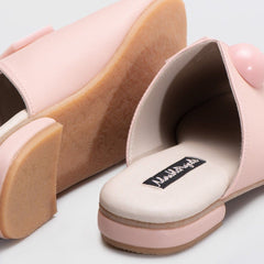 Adorable Projects Official Mules Geometric Mules Pink