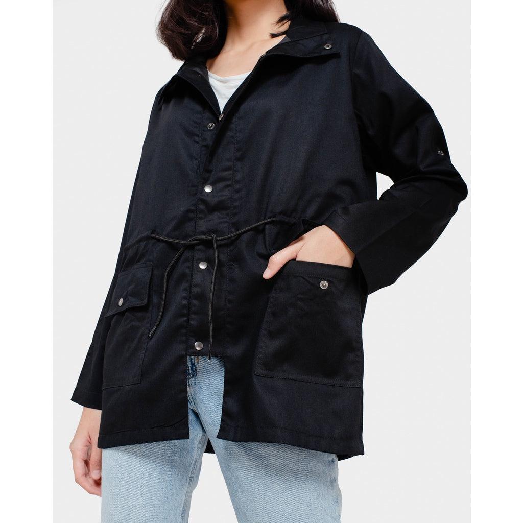 Adorable Projects-Dev Outerwear Graystone Parka Black