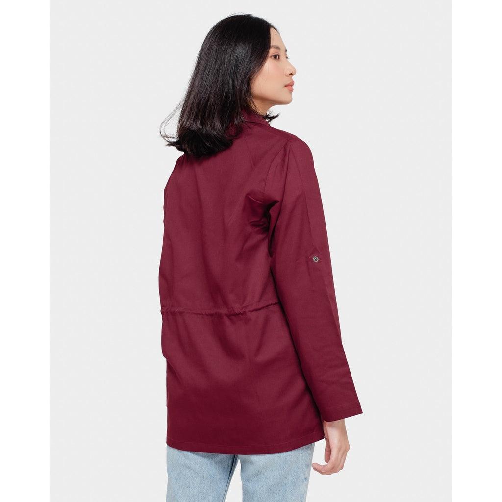 Adorable Projects-Dev Outerwear Graystone Parka Maroon