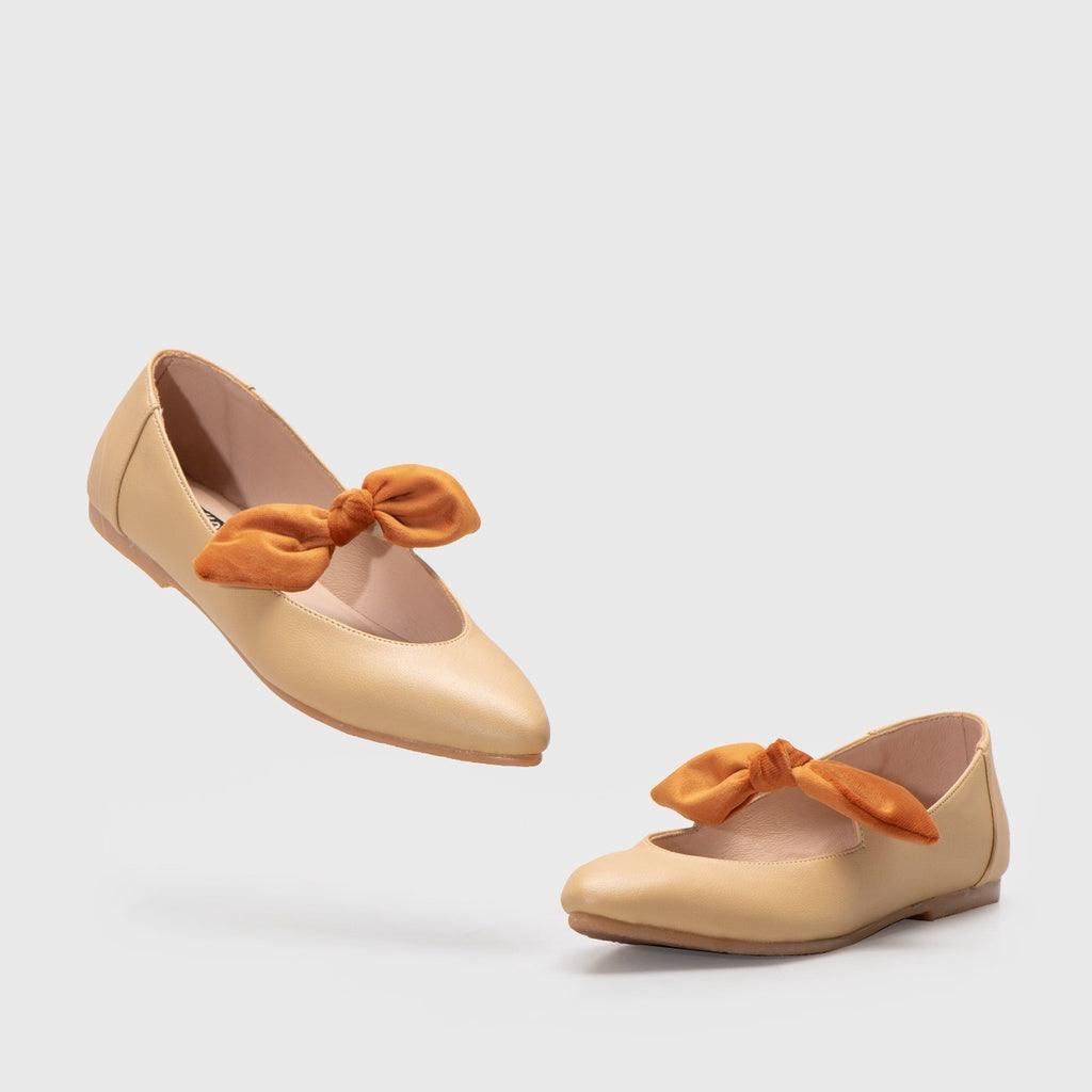Adorable Projects-Dev Flat shoes Indika Flat Shoes Camel