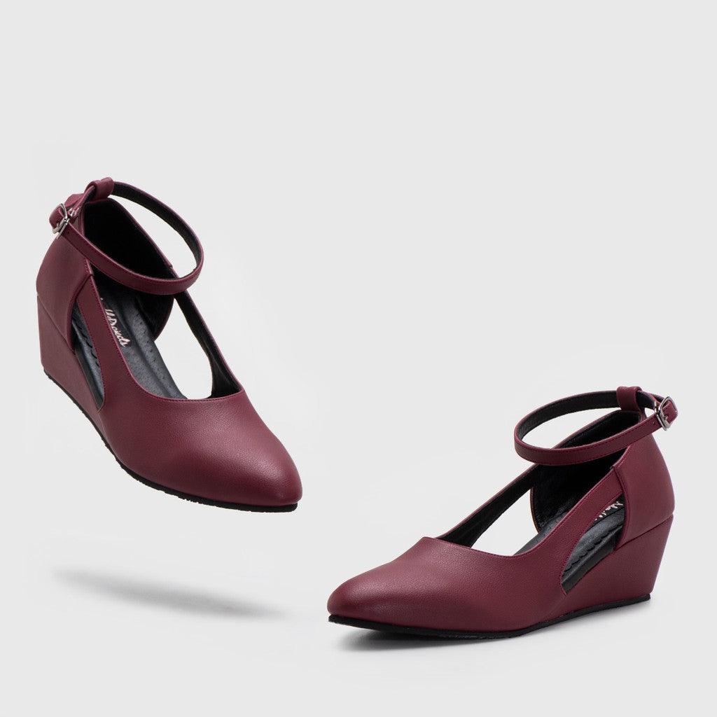 Adorable Projects-Dev Wedges Inerys Mini Wedges Maroon