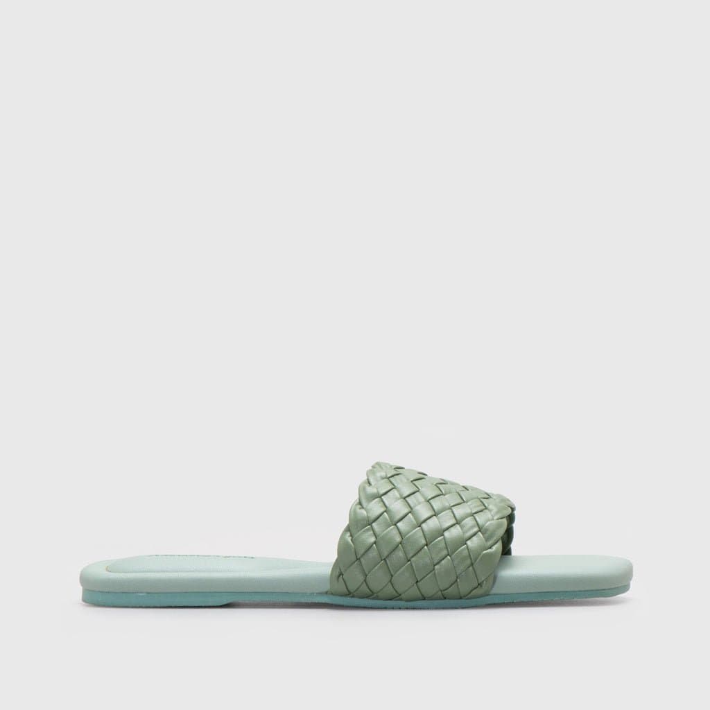 Adorable Projects Official Kartina Sandals Light Green