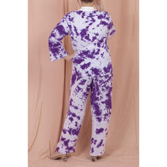 Adorable Projects-Dev Basic set Lavender Pajamas Tie Dye Set