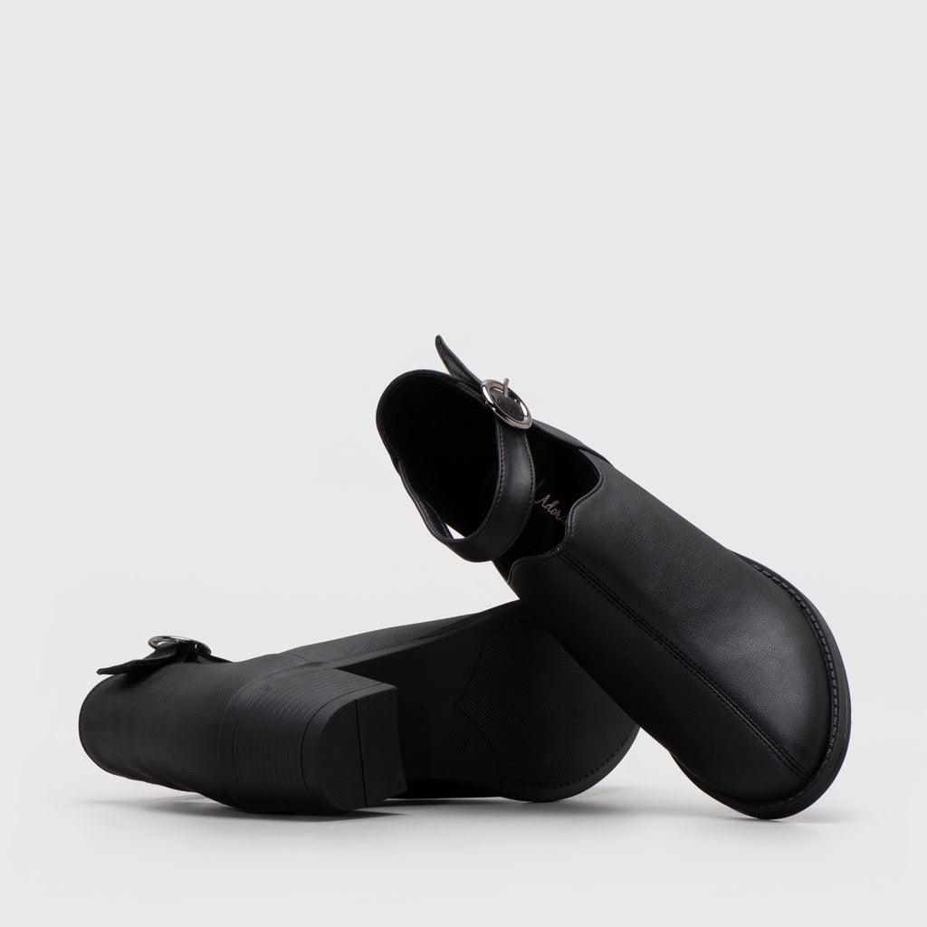Adorable Projects-Dev Boots Lodka Boots Black Heels