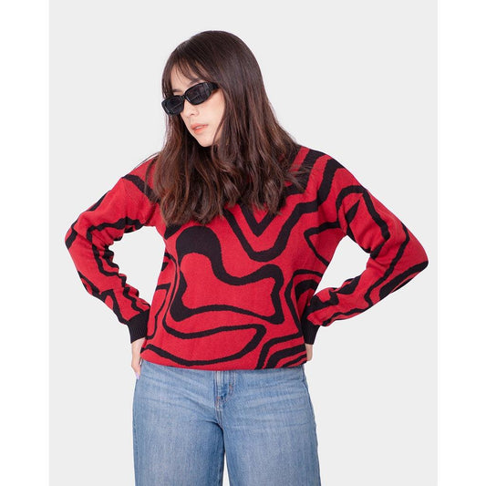 Adorable Projects-Dev Sweater Lunara Sweater Knitt Red