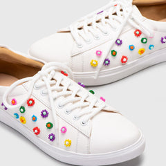 Adorable Projects-Dev Sneakers Milcah Sneakers Embellishment White