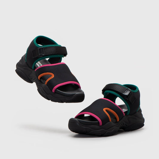 Adorable Projects Official Sandals Nazy Sandals Black