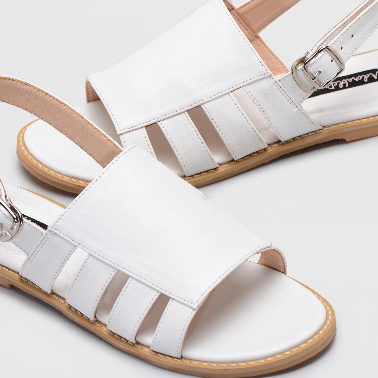 Adorable Projects Sandals Nella Sandals White